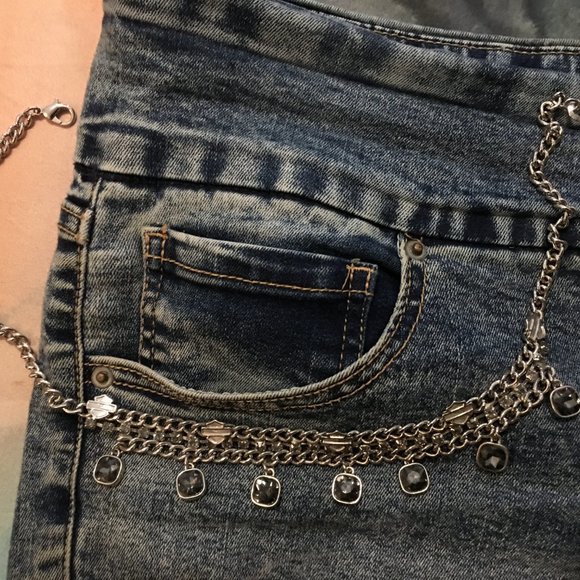 Last ONE Harley Davidson Bar & Shield Chain for Boots, Pants, Belly  Dr2 - Picture 6 of 13